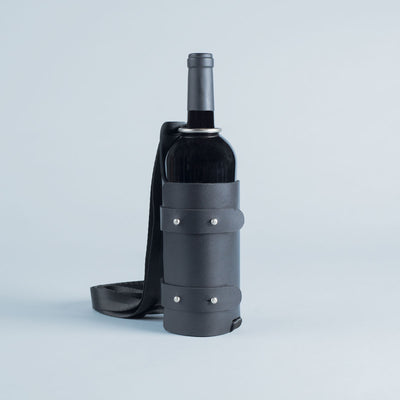 Juice Pak Leather Wine Carrier