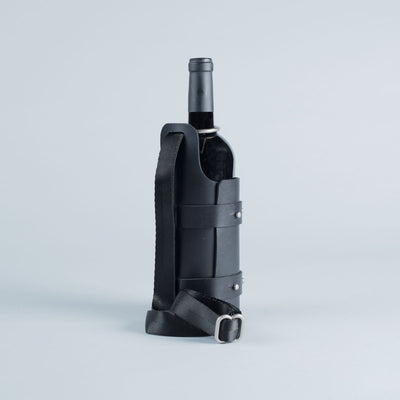 Juice Pak Leather Wine Carrier