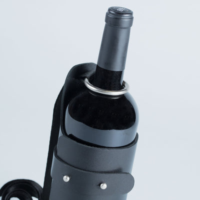 Juice Pak Leather Wine Carrier