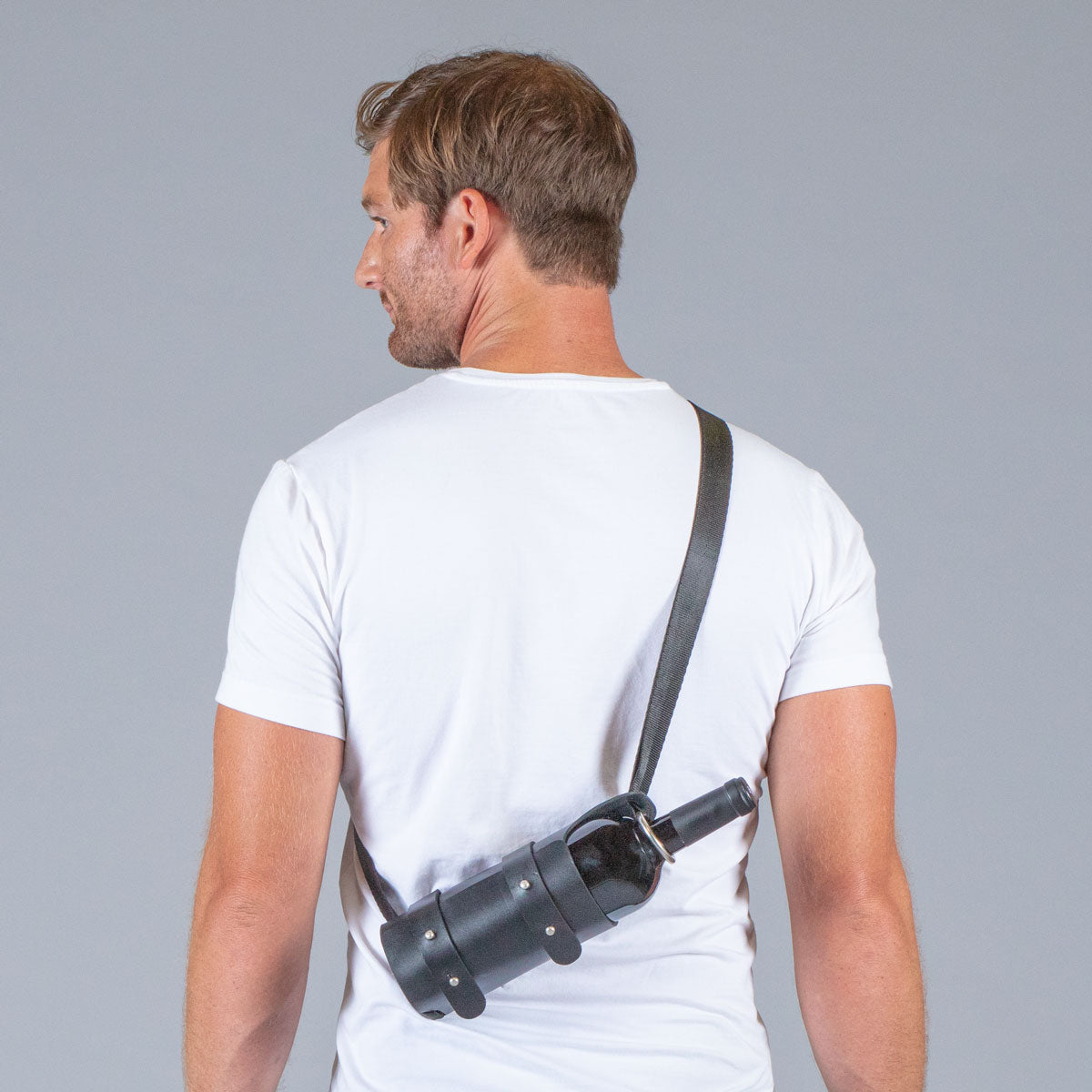Juice Pak Leather Wine Carrier